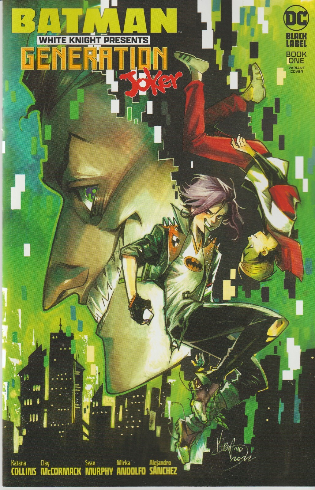 DC COMICS BATMAN WHITE KNIGHT PRESENTS GENERATION JOKER #1 JULY 2023 VARIANT NM
