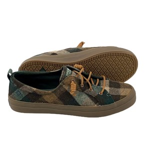 women's crest vibe plaid wool sneaker