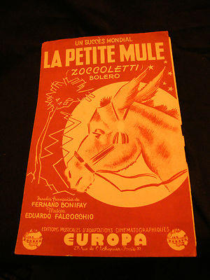 Notenblatt La petite mule Falcocchio