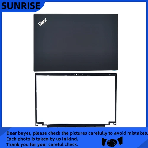 New For Lenovo ThinkPad T590 P53S LCD Back Cover Top Case / LCD Front Bezel