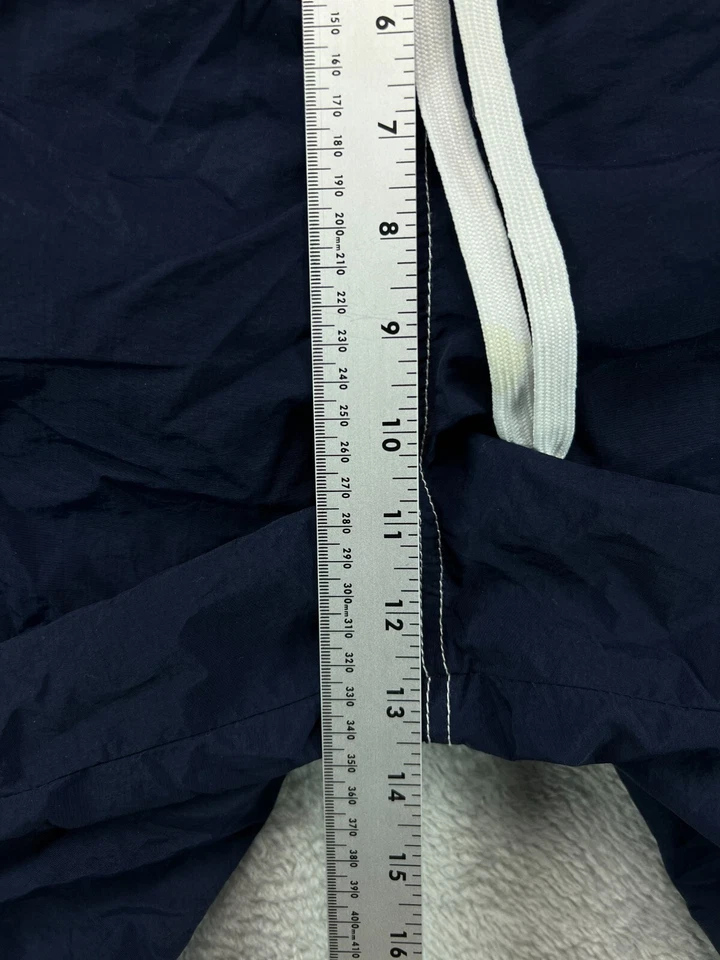 Pantalones Cortos de Natación Merona Para Hombres Medianos Azul Marino Nylon Malla Forrada Tabla Informal Chino 1 Foto 4 de 4