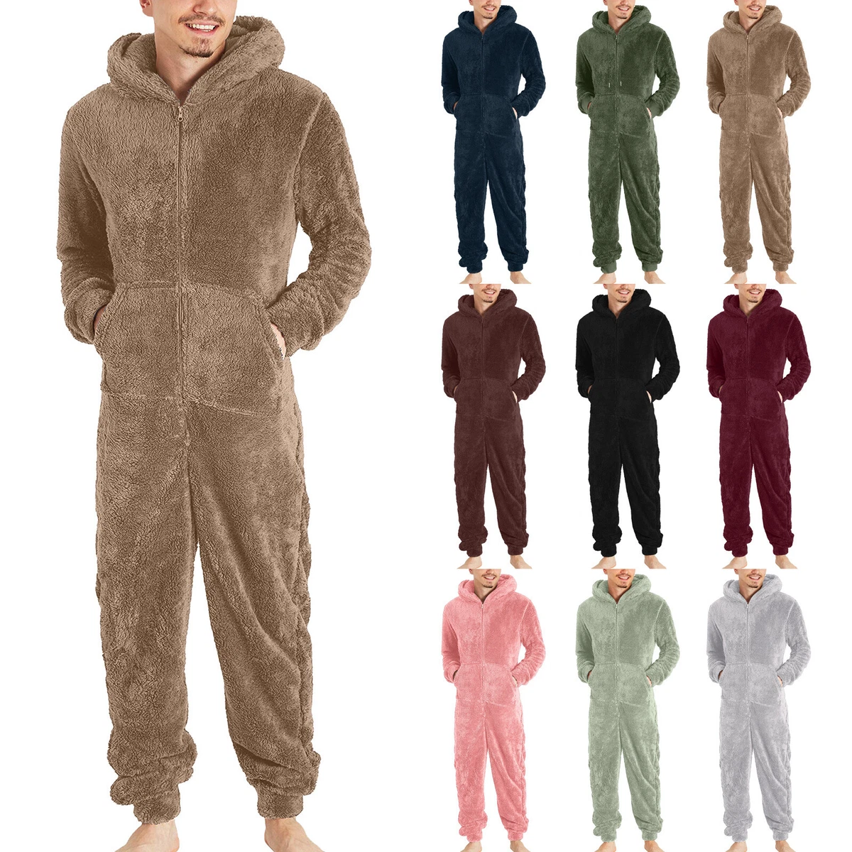 Pajama jumpsuit hotsell mens