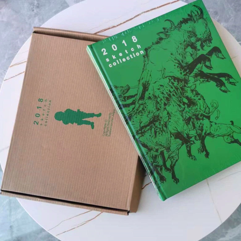 Kim Jung Gi 2011/2013/2016/2018/2022/Navel Sketchbook Hardcover, Illustration - Image 3 of 4