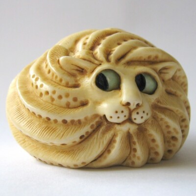 MPS Harmony Kingdom: Pot Bellys: Small Castaways Cat Kitten Box Figur: Fluffy