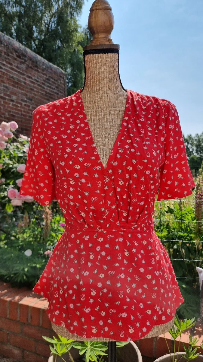 OTHER STORIES ATELIER LOS ANGELES SUPERBE BLOUSE CACHE COEUR