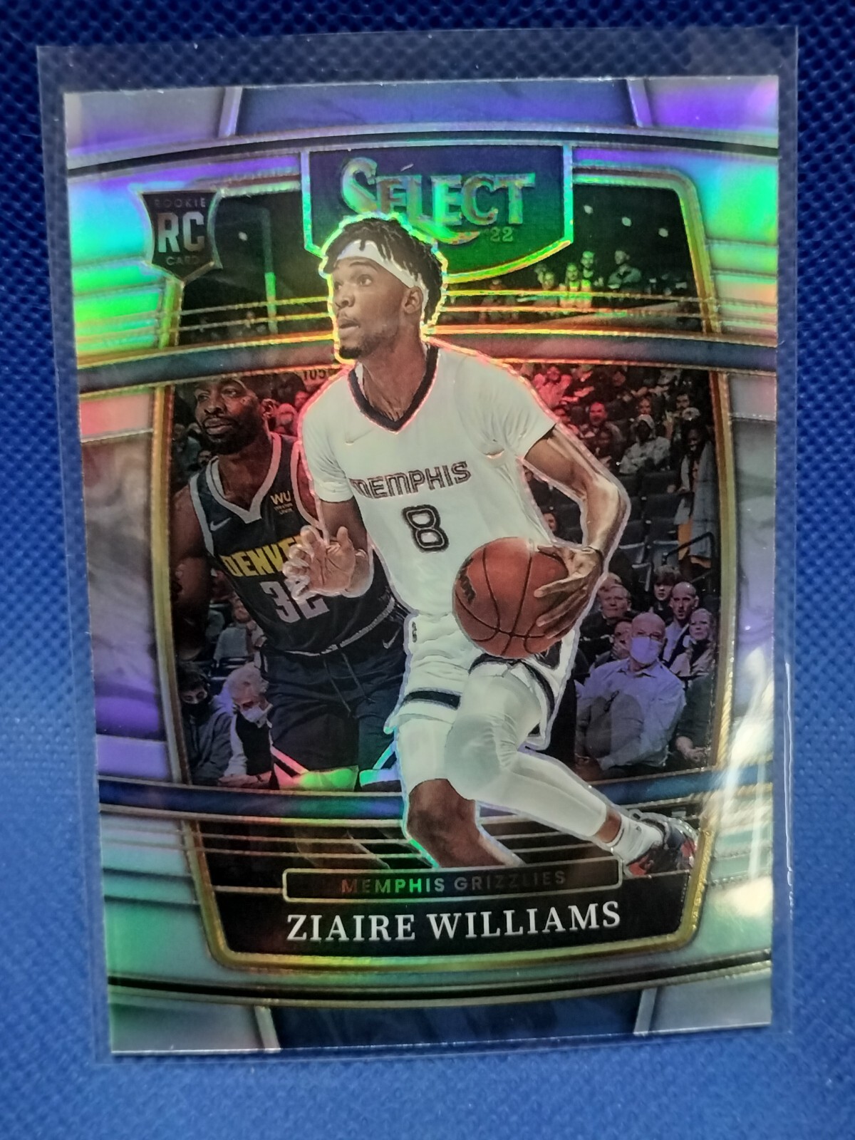 2021-22 Panini Select Rookie Ziaire Williams #86 Silver Prizm Grizzlies RC