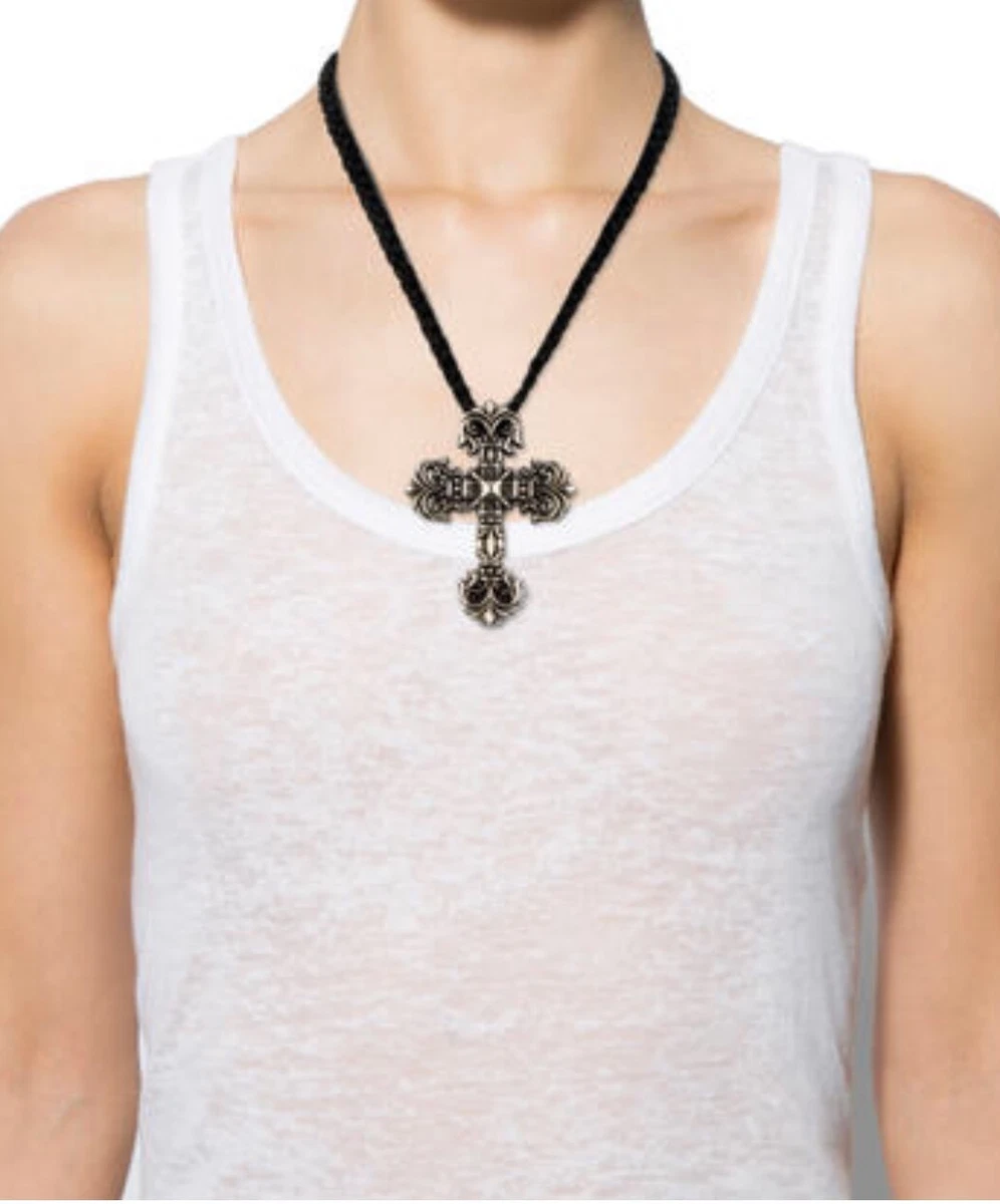 Chrome Hearts Large Cross Pendant Necklace