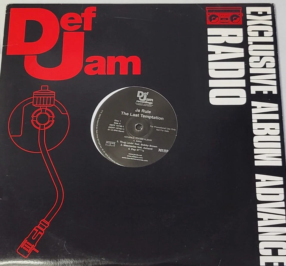 Ja Rule 2 Double LP's - Rule 3:36 (pa) / The Last Temptation (edited) Promo - Image 3 of 4