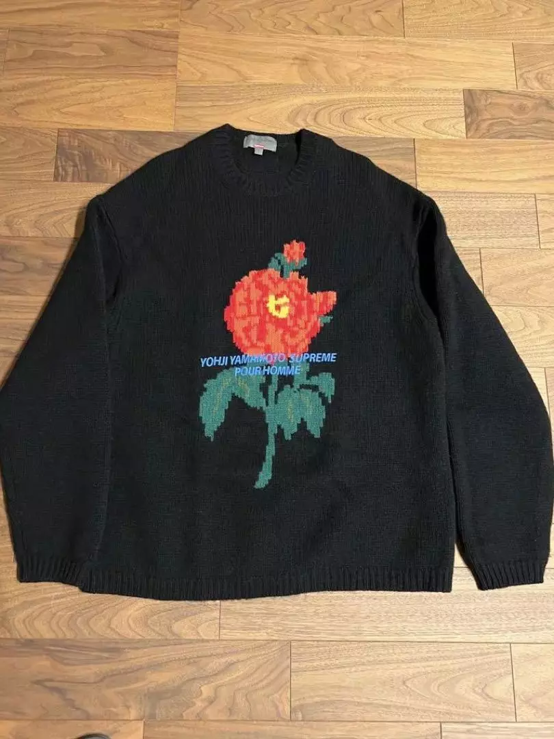 pull suprême yohji yamamoto L 黒 極美品