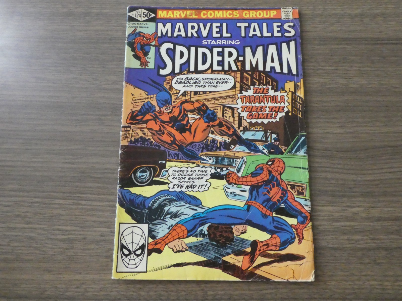 Marvel Tales 124 1981 Marvel Comics Spiderman Tarantula Mary Jane Watson Jackal