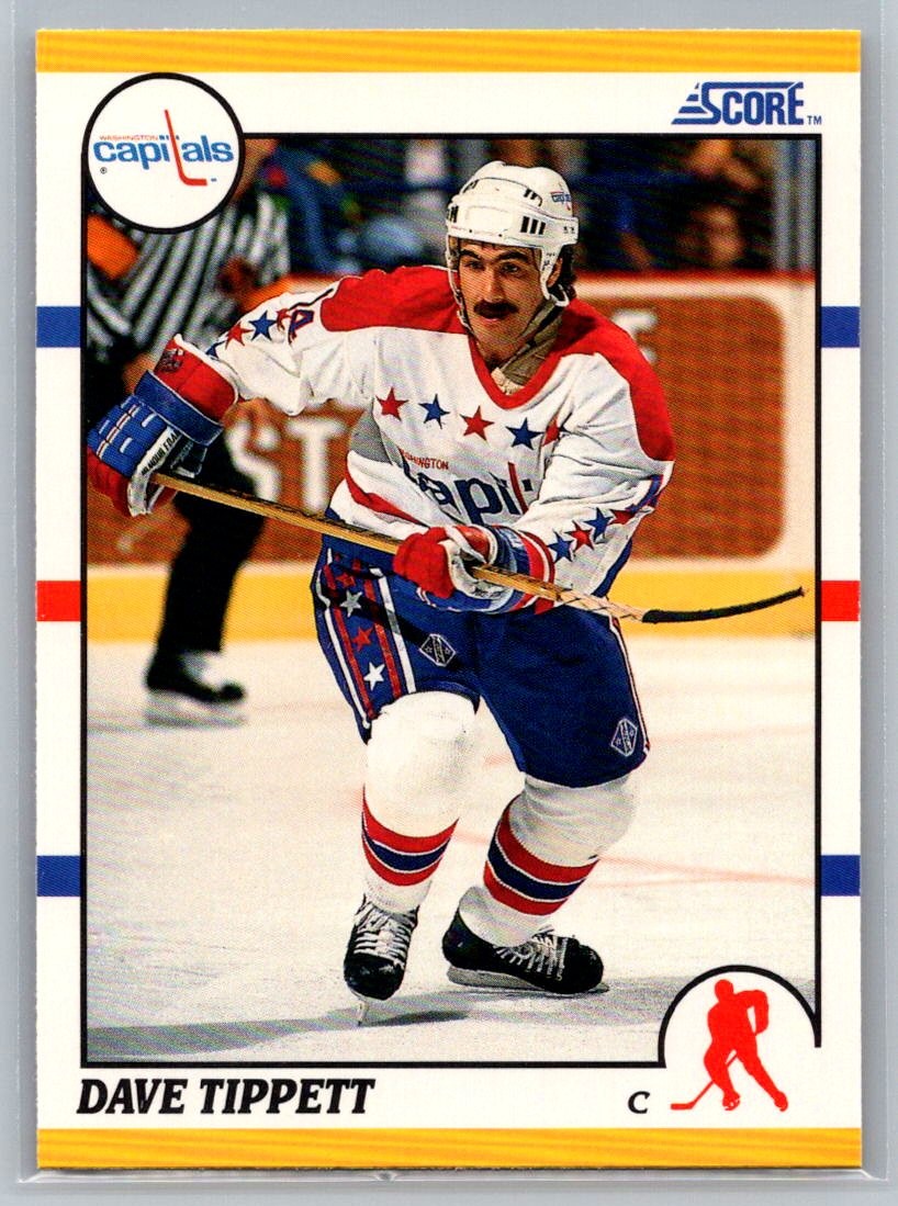 1990-91 Score Rookie and Traded #29T Dave Tippett Washington Capitals