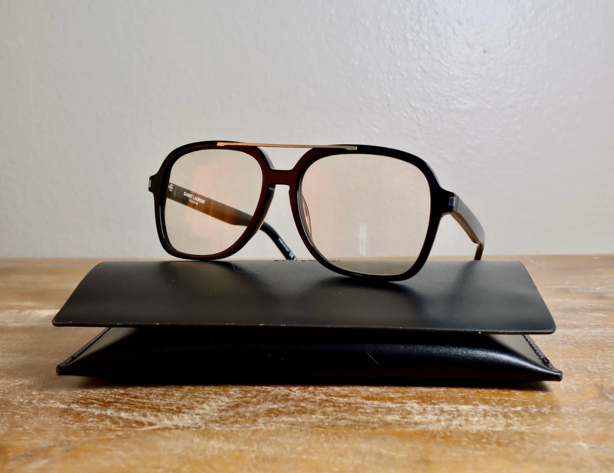Clear Women's Saint Laurent Sunglasses for sale | eBay