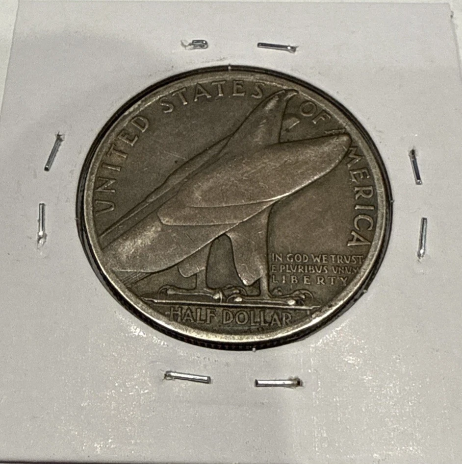 1936 Bridgeport Connecticut Commemorative Silver Half Dollar 50C Coin - Image 4 of 4