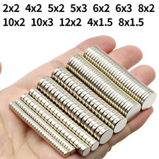 200PCS N35 Strong Neodymium Magnets Round Disc NdFeB Permanent Rare Earth Magnet