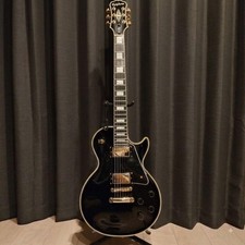 Electric Guitar Epiphone Les Paul Custom Lite Ebony Gold Hardware 3.3kg