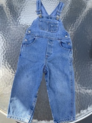 Classic baby Gap Blue Denim Overall One-Piece, 3 Years, Cotton, Sleeveless