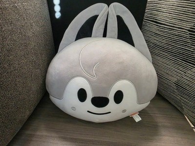 Stray kids SKZOO Wolf Chan face plush Baby Version Cushion from JYP