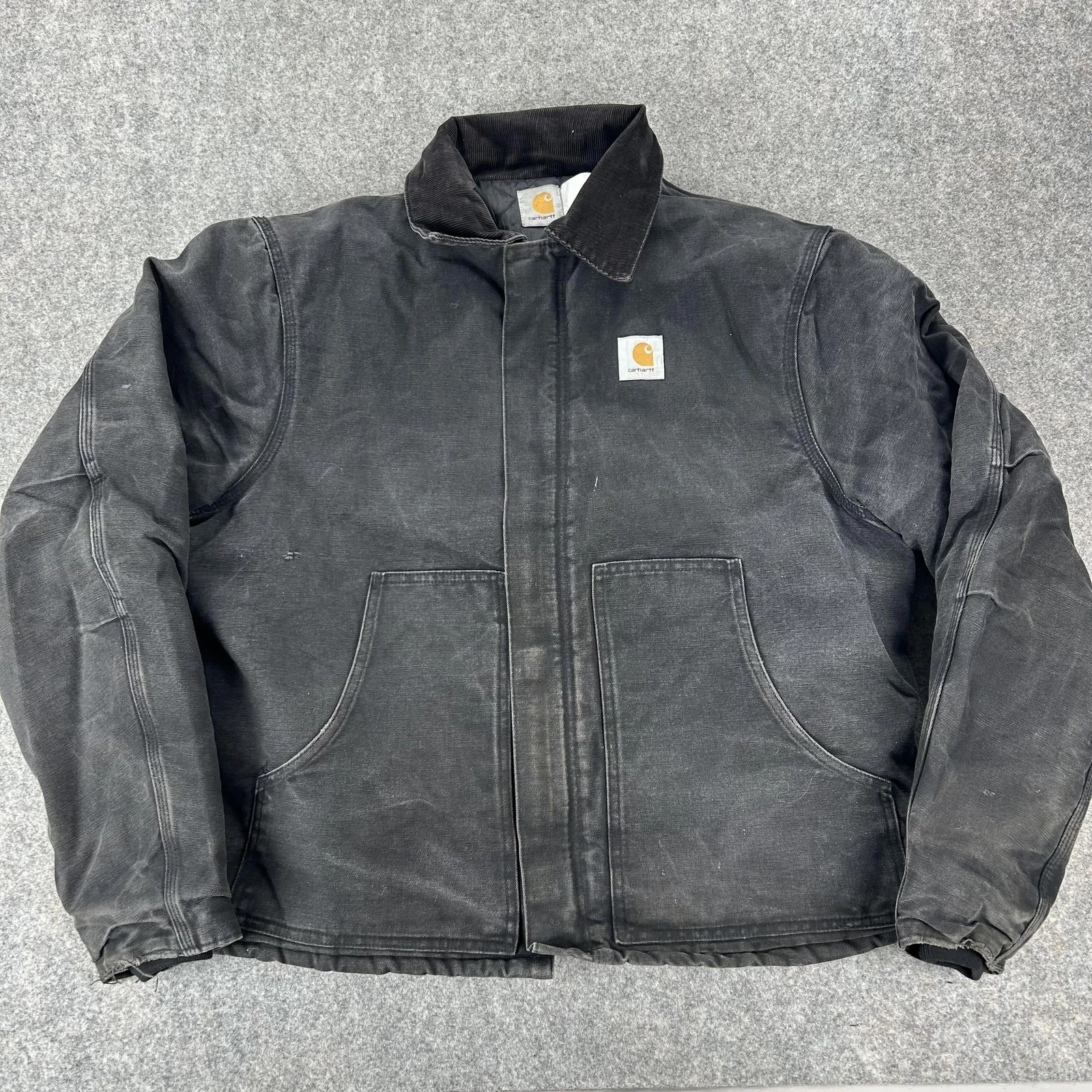 Vintage Carhartt Arctic Jacket JQ185 BLK Mens Large Black Faded Canvas Detroit
Opens in a new window
