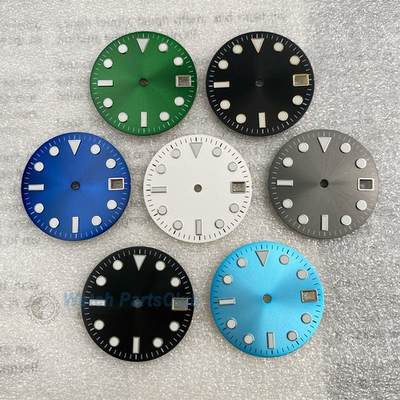 #ad 28.5mm submarine dial Blue night light No logo Sun textured surface NH35movement $18.12