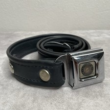 Little Earth Rubber Seatbelt Belt Adjustable Adult Black Smallmedium Little Earth Rubber Seatbelt Belt Adjustable Adult Black Smallmedium