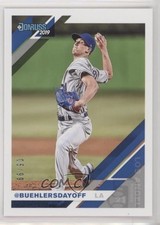 2019 Panini Donruss Variation Holo Back 5/99 Walker Buehler #133 o7m