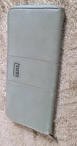 Cartera/Cartera DIESEL "GRANATO S" Damas Cuero Cremallera Alrededor. Green New Shop Sucio - Imagen 10 de 24