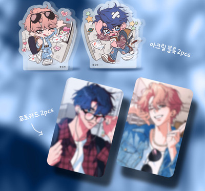 Sketch Manhwa Merch - Acrylic Block