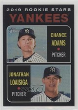 2019 Heritage Chrome Black Refractor /70 Chance Adams Jonathan Loaisiga 04ra