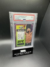 2021 Chronicles UFC Khamzat Chimaev Optic Contenders Ticket Purple 26 /49 PSA 9