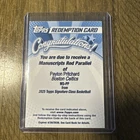 2025 Topps Signature Payton Pritchard Red (RAW)