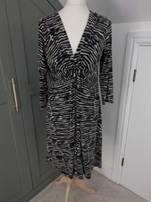 Seraphine Maternity Dress size 14 UK Zebra Animal Print