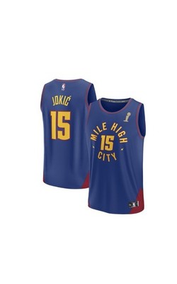 Nikola Jokic Denver Nugget Fanatic Final Champ Fast Break Statement Jersey Men M