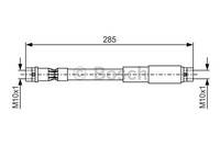 Bosch Bremsschlauch Vorne FüR Audi