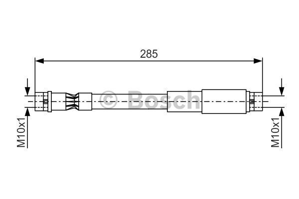 Bosch Bremsschlauch Vorne FüR Audi-image