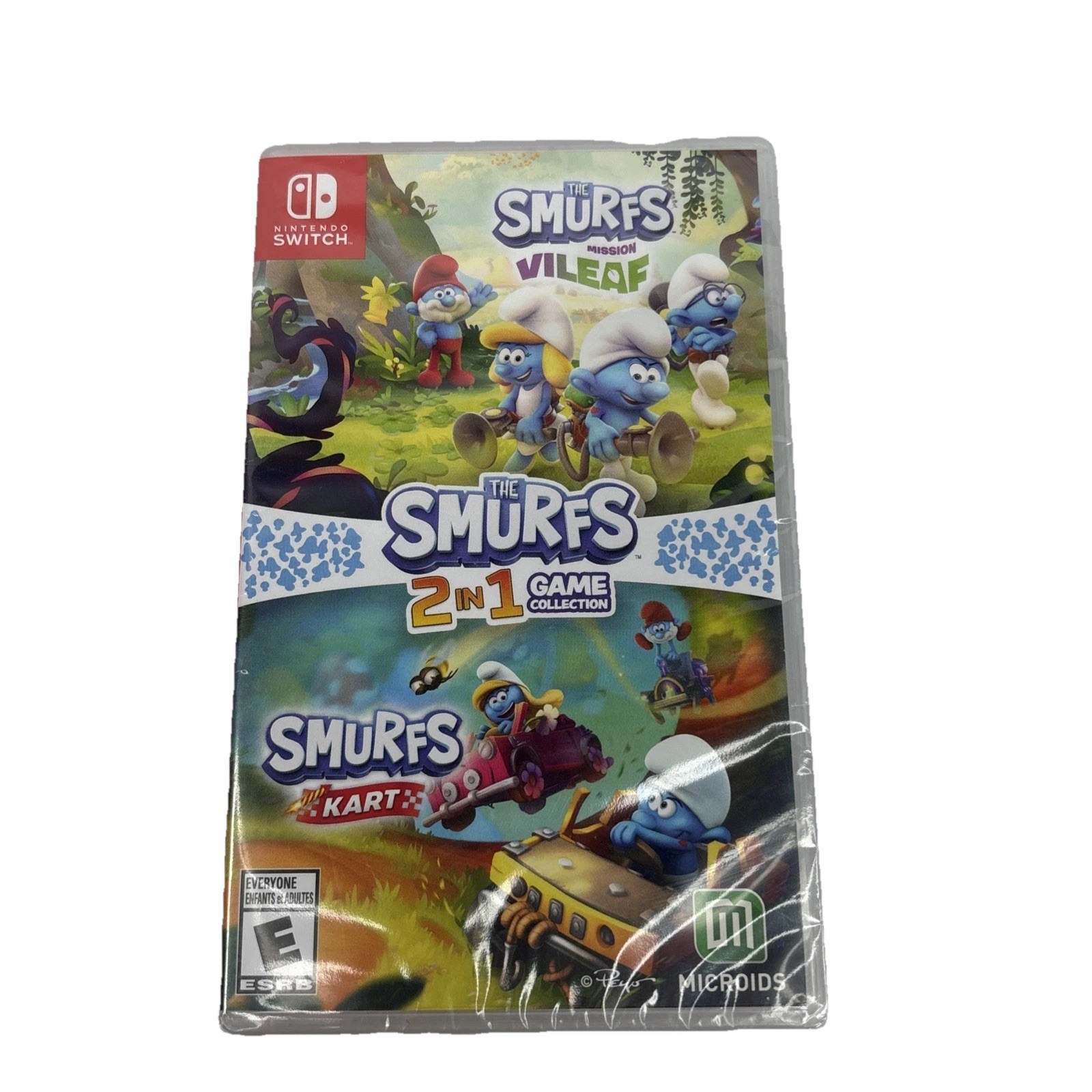 Smurfs 2 In 1 Game Collection Mission Vileaf Smurfs Kart Nintendo Switch New