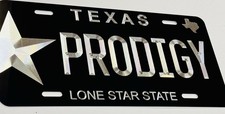 Reflective Custom Texas Tx Any State Car Tag Diamond Etched Front License Plate