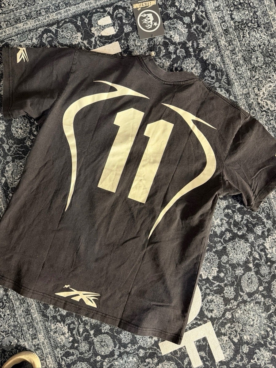 Hellstar Warm Up T Shirt Black Size Medium Authentic TAP NFC SCAN