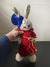 16  2001 Six Flags Looney Tunes Bugs Bunny In Wizard Outfit Plush