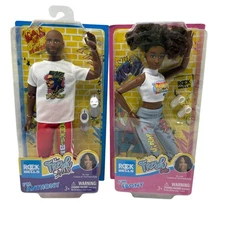 Rock The Bells Fresh Squad Dolls Anthony & Ebony Set NIB Hip-Hop Collectible