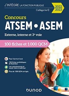 Concours ATSEM/ASEM 2022/2023: 100 Fiches et 1 000 ... | Buch | Zustand sehr gut