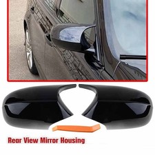 2x Spiegelkappen Abdeckung Schwarz Glänzend Für BMW 3er E90 E91 LCI 2008-2011