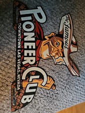 Pioneer Club Las Vegas Sign License Plate Topper Sign Pioneer Club Las Vegas Sign License Plate Topper Sign