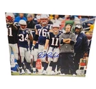Bill Belichick Signed New England Patriots Sideline Photo w/ COA