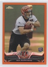 2013 Topps Chrome Retail Orange Refractor Rex Burkhead #8 h3a