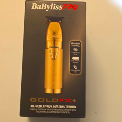 BaBylissPRO GOLDFX+ Cordless T-Blade Trimmer, USB Charging, Gold