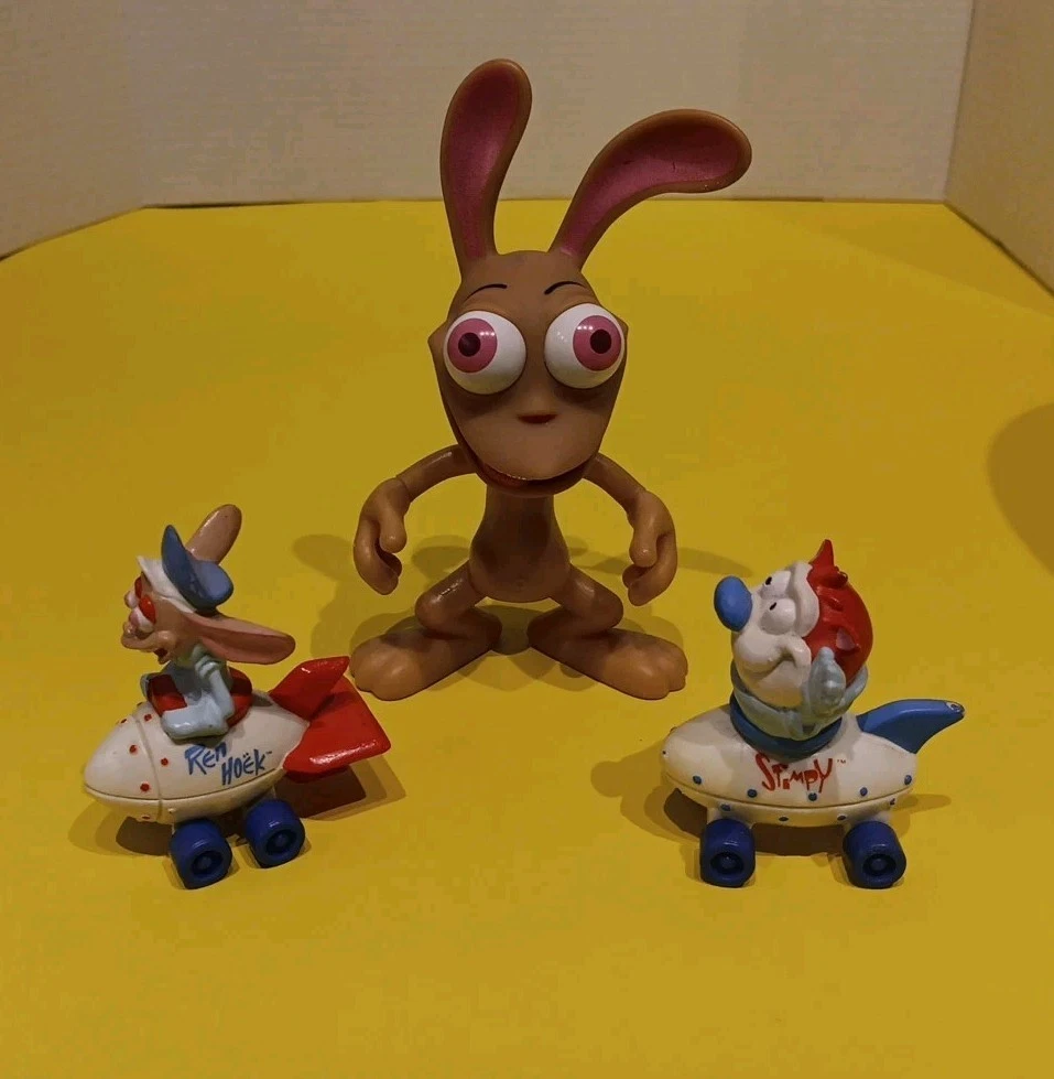 USAヴィンテージ　レン&スティンピー フィギュア ニコロデオン アメトイ Ren & Stimpy Cartoon & TV Character Action Figures with Vintage