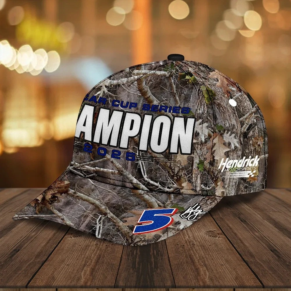 Kyle Larson 2025 NASCAR Cup Series Champion Baseball Cap