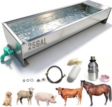 25 Gal Automatic Stainless Steel Animal Water...