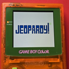Jeopardy & Wheel of Fortune Game Boy Original Nintendo GB Lot 2 Authentic Tested