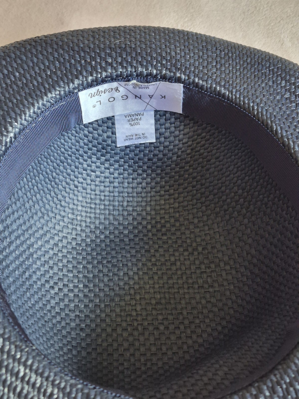 Kangol women's 1990'sw black wool felt brimmed hat - New and unworn! image 3